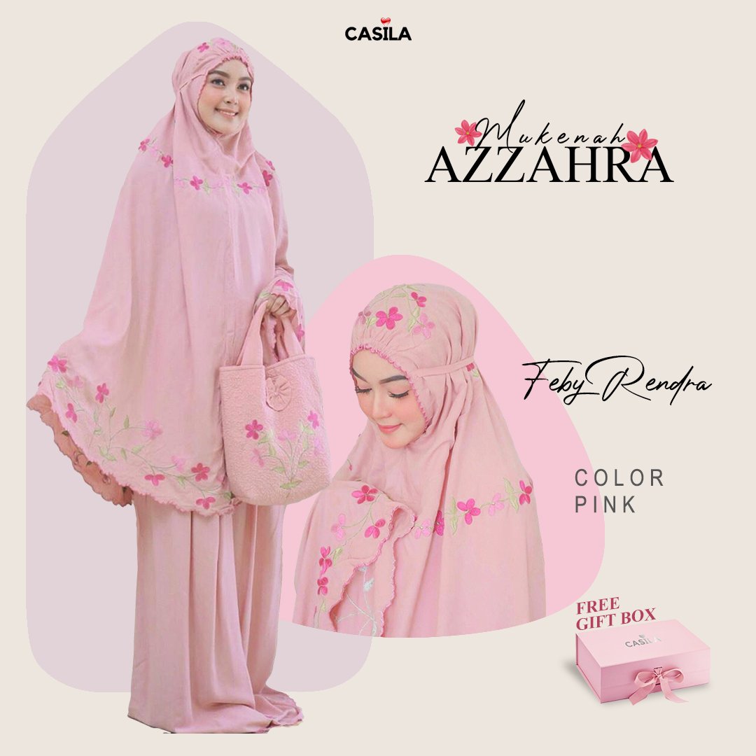 Mukena Azzahra Dustypink