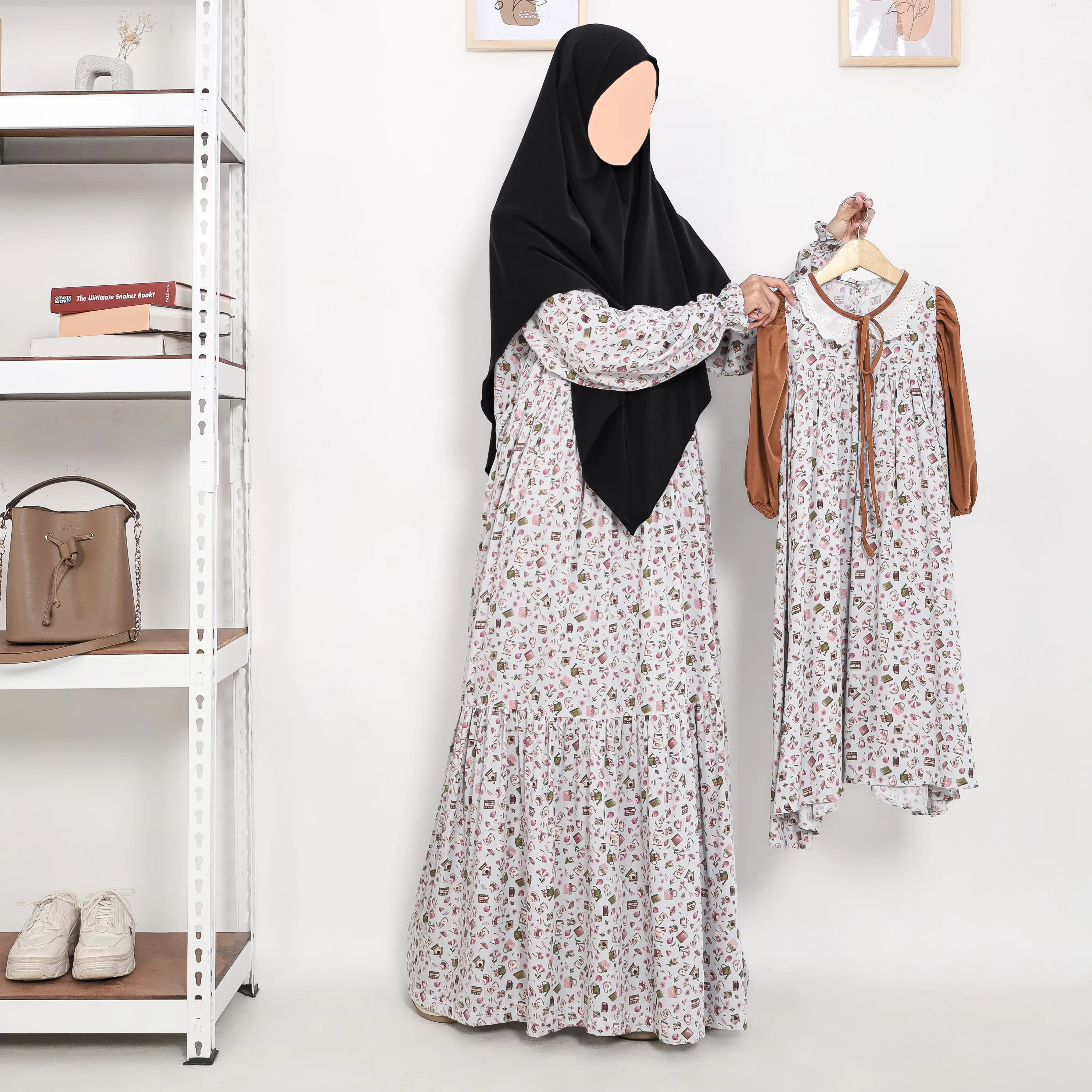 Gamis Manis Dewasa Blue_Eksklusif