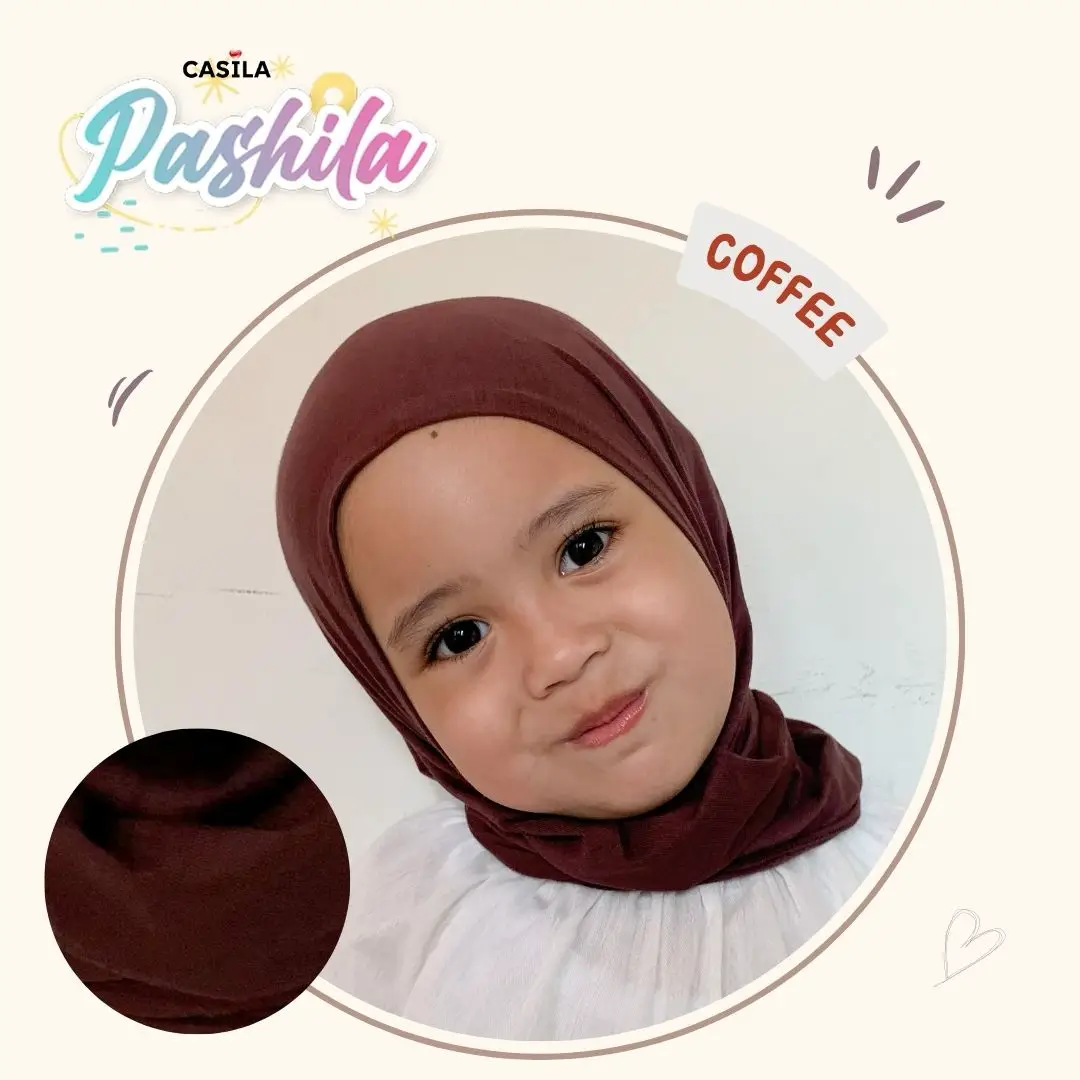 Hijab Pashila rayon coffe