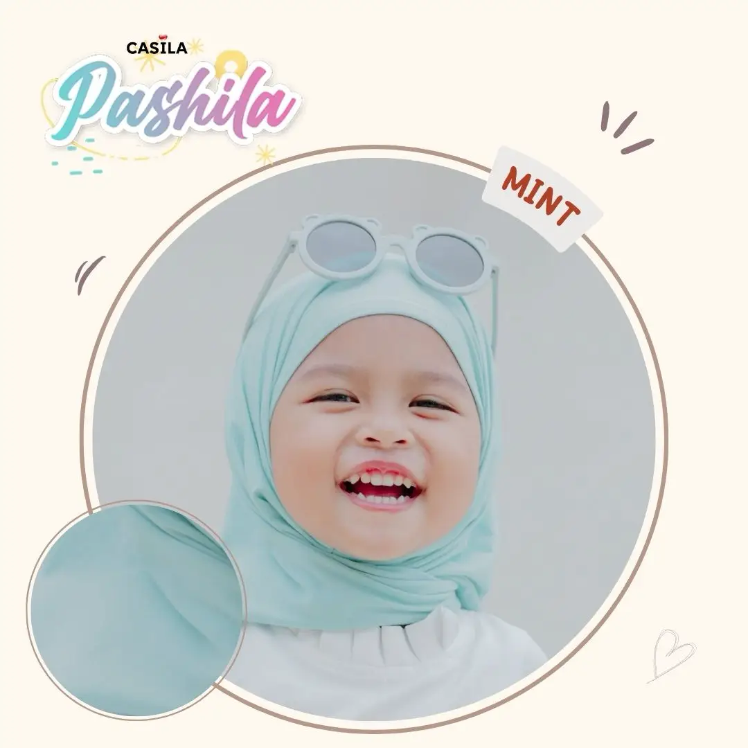Hijab Pashila rayon Mint