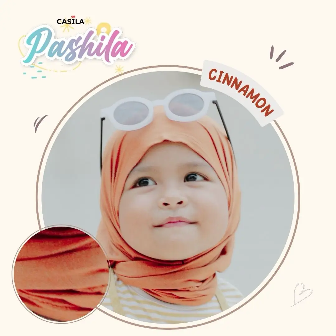 Hijab Pashila rayon Cinamon