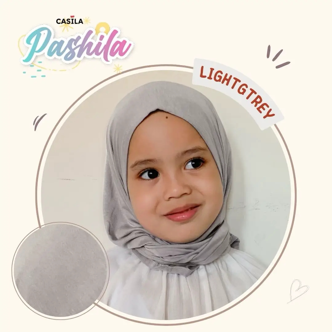 Hijab Pashila rayon Lightgrey