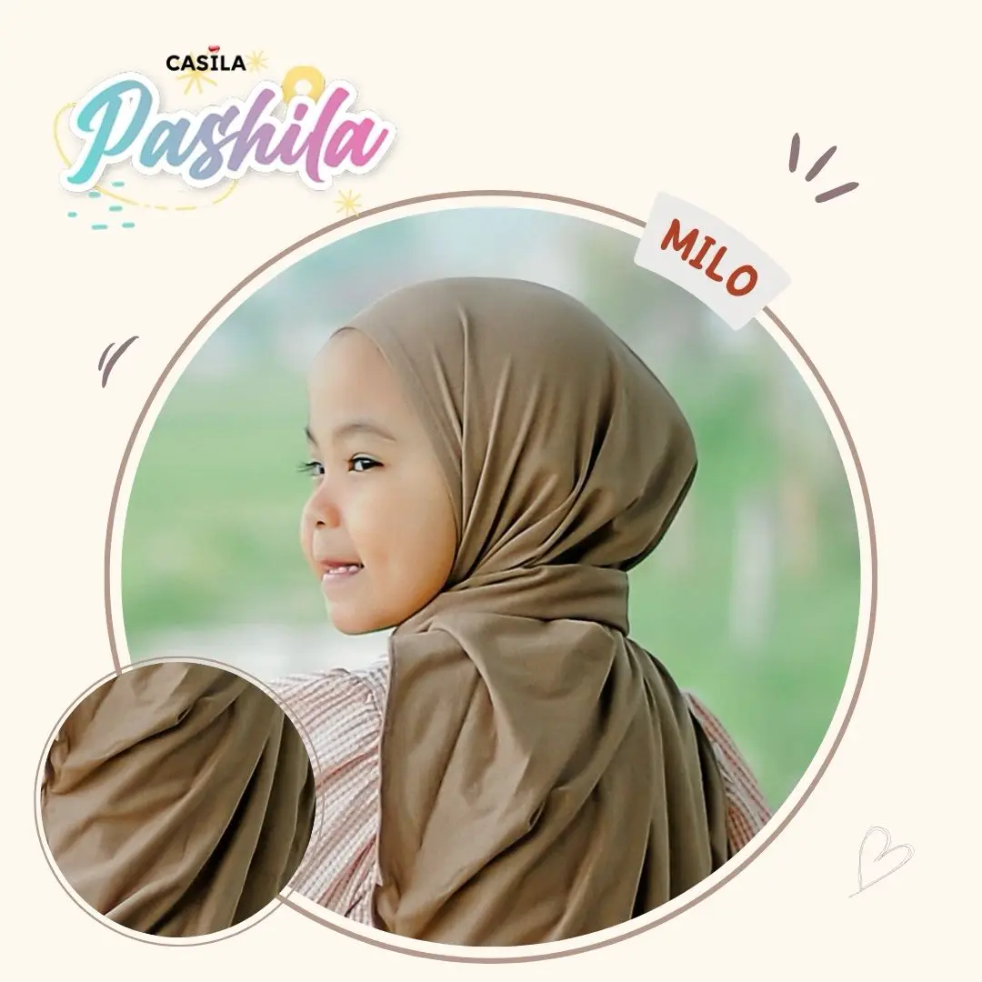 Hijab Pashila rayon Milo