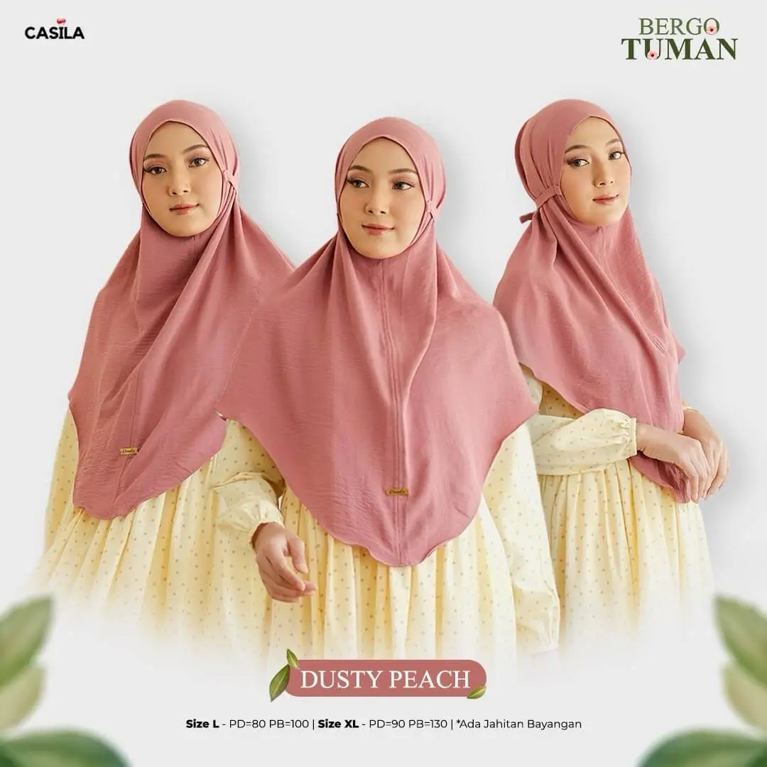 Hijab Bergo Tuman Dustypeach2