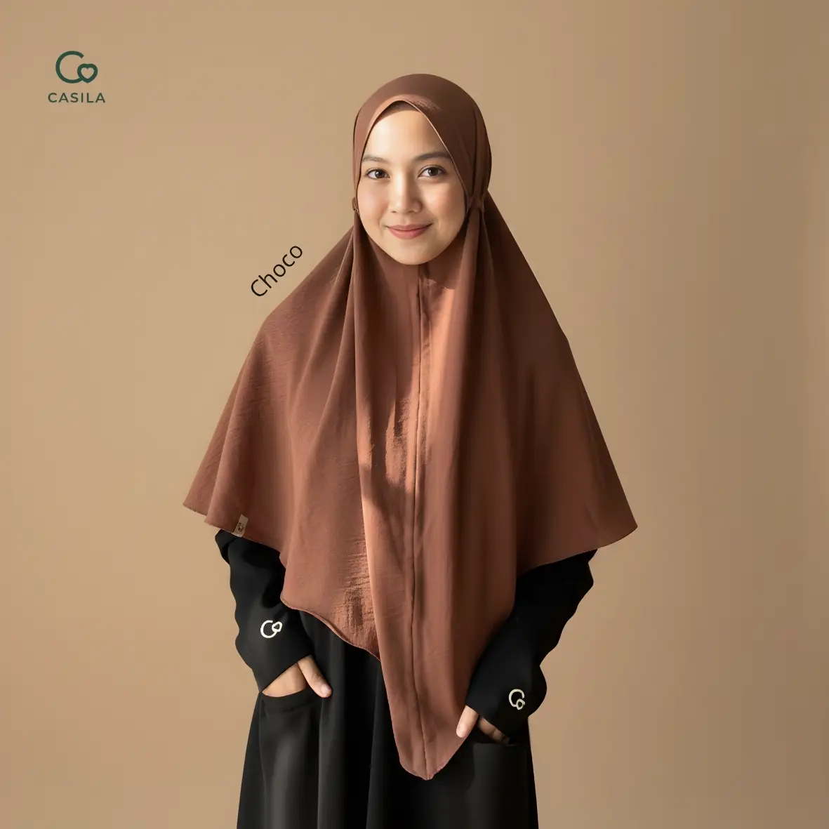 Hijab Bergo Tuman Choco