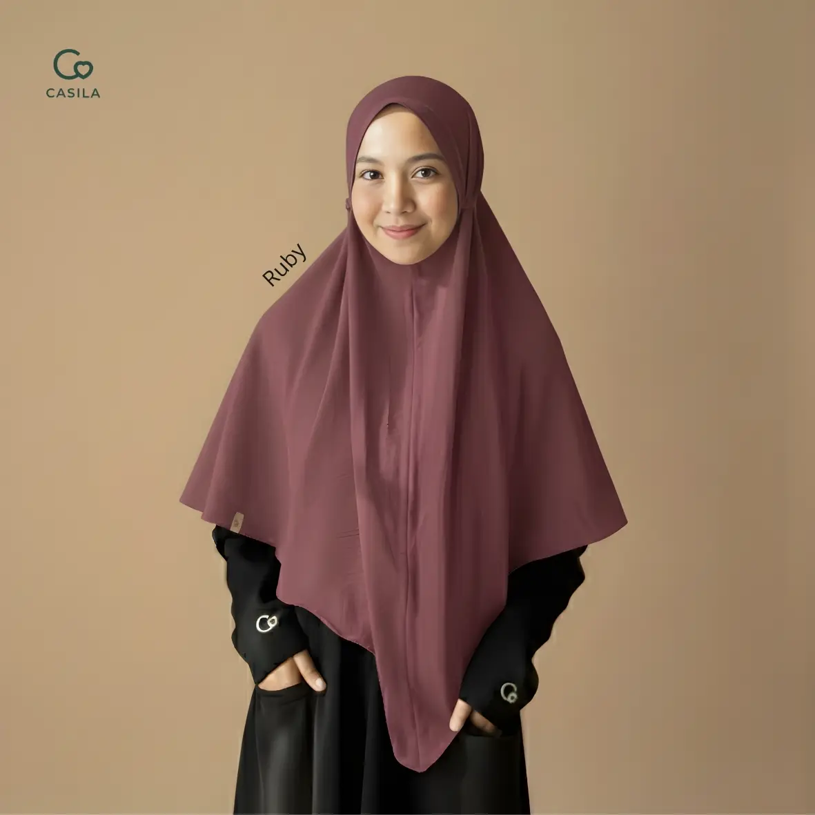 Hijab Bergo Tuman Ruby
