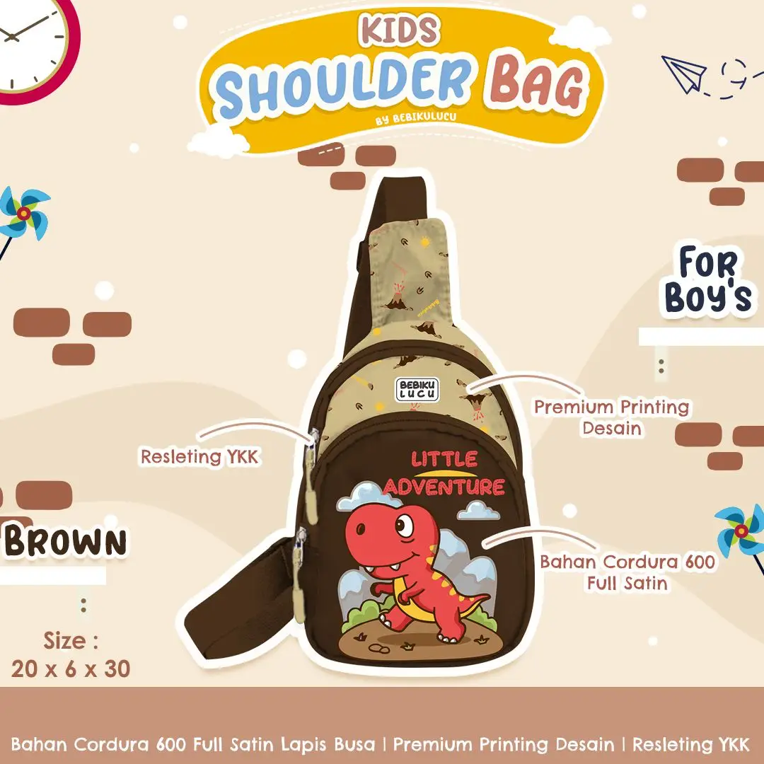 Shoulder Bag Boys_Brown
