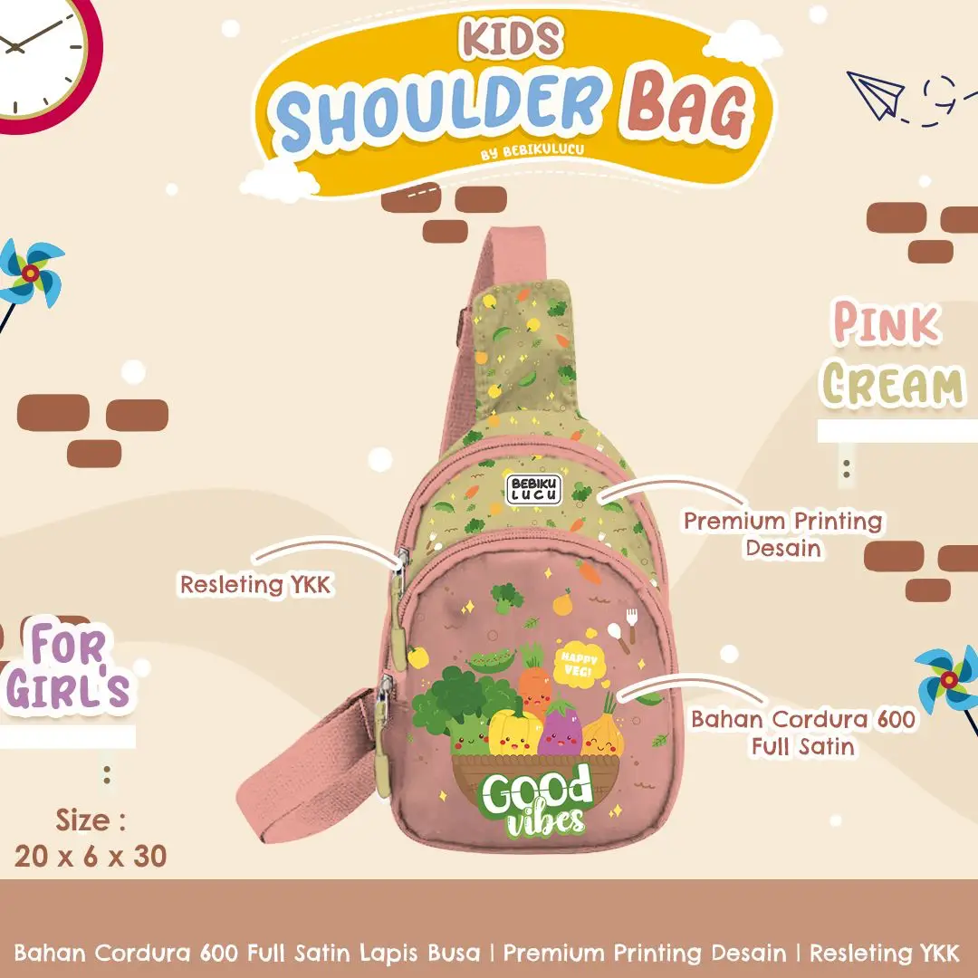 Shoulder Bag Girls_PinkCream