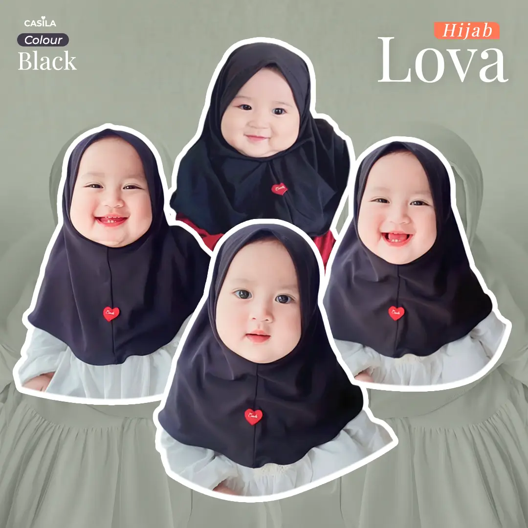 Hijab Lova Black