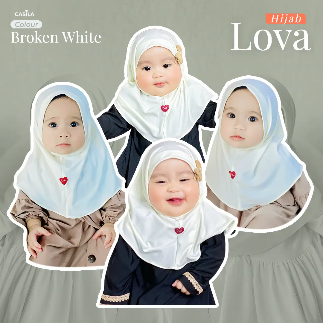 Hijab Lova Brokenwhite