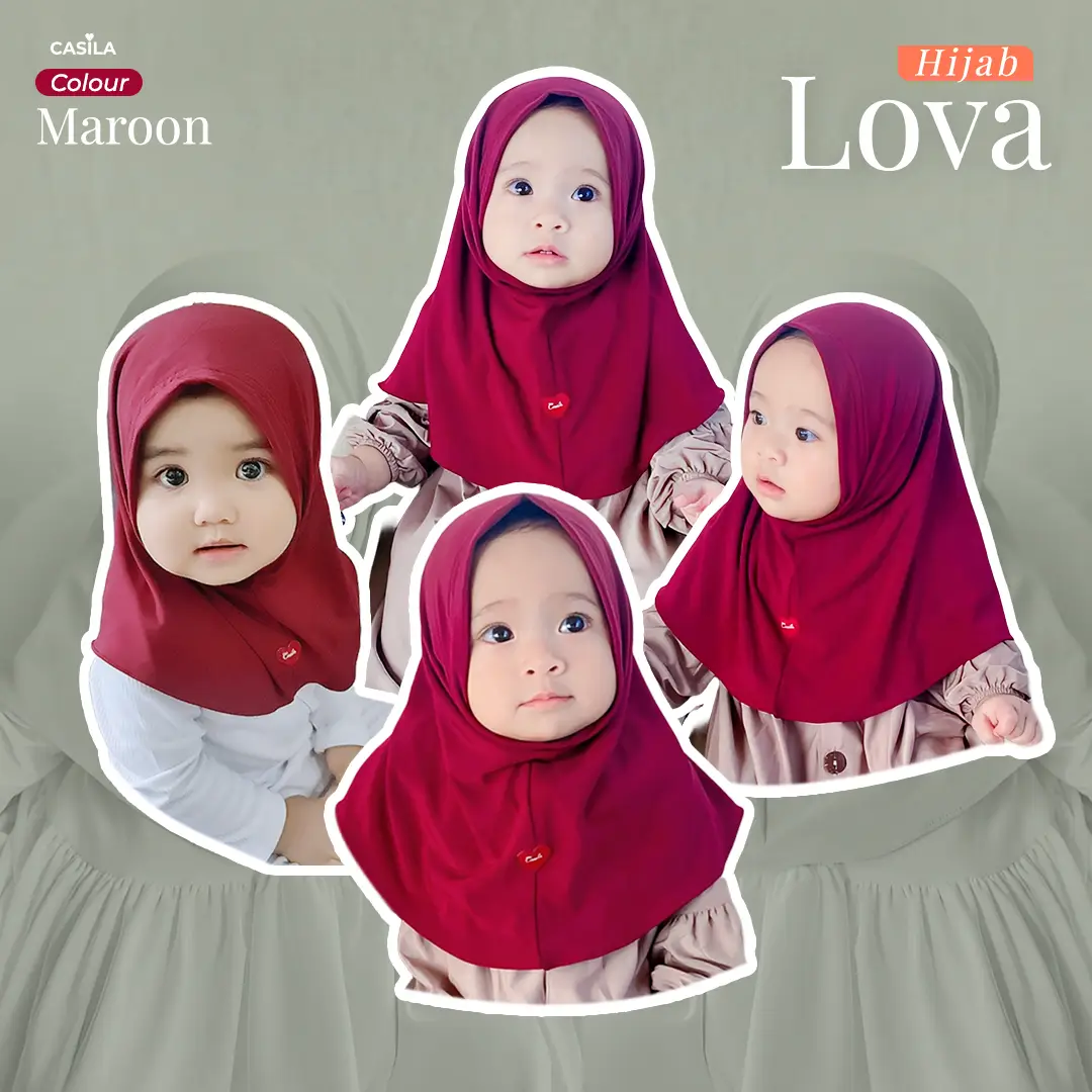 Hijab Lova Maroon