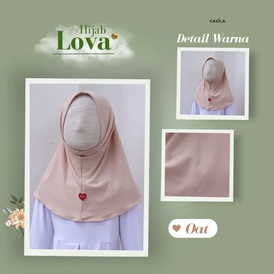 Hijab Lova Oat_Terang