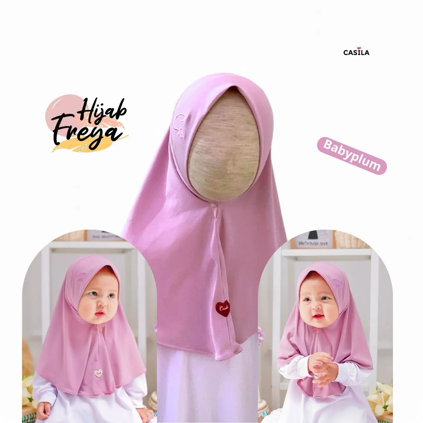 Hijab Freya BabyPlum