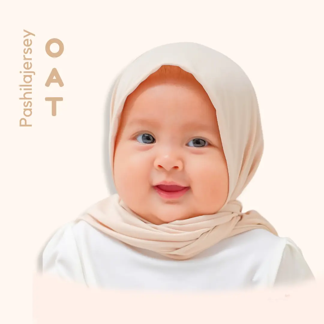 Hijab Pashila Jersey Oat2