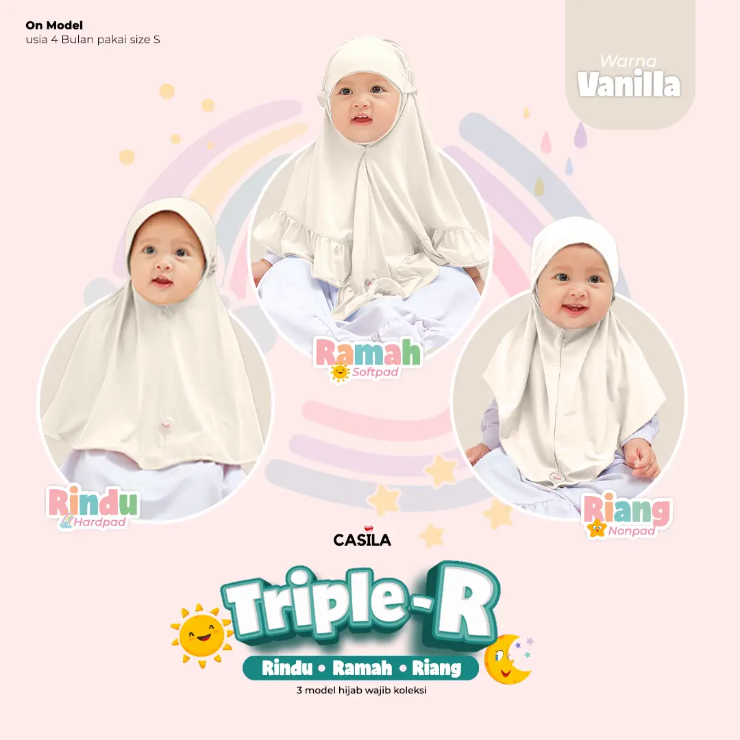 Hijab Riang Vanilla