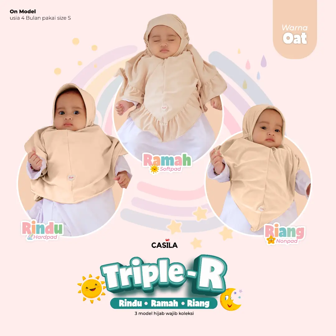 Hijab Riang Oat