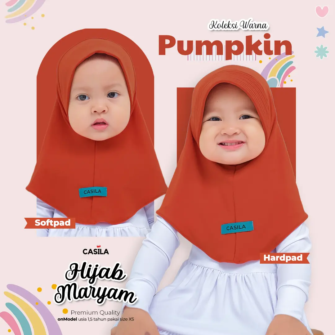 Hijab Maryam Reborn Pumkin(Softpad)