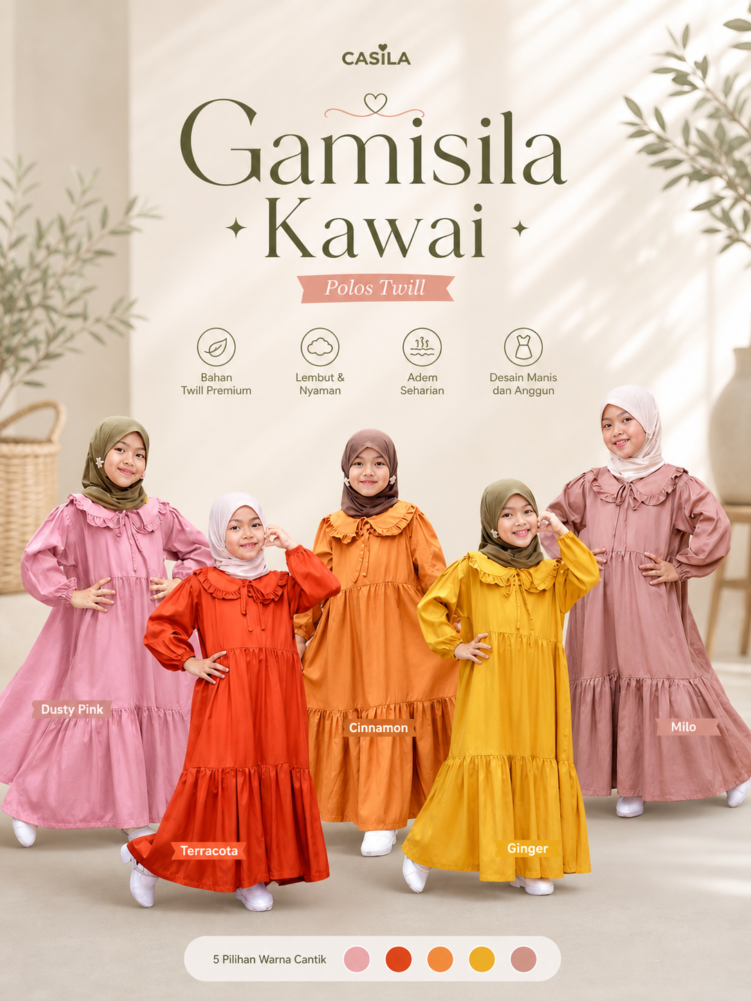 Gamisila Kawai (Polos)